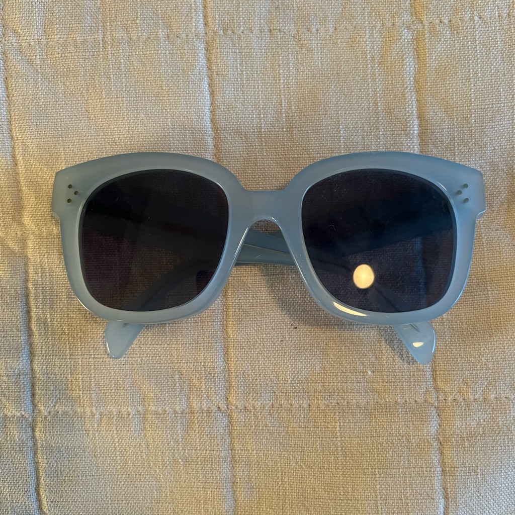 Celine $460 New Audrey Sunglasses Baby Blue Cl40002u